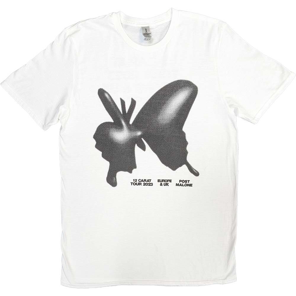 Post Malone - Inflatable Butterfly 2023 Tour Tshirt Homme - Blanc